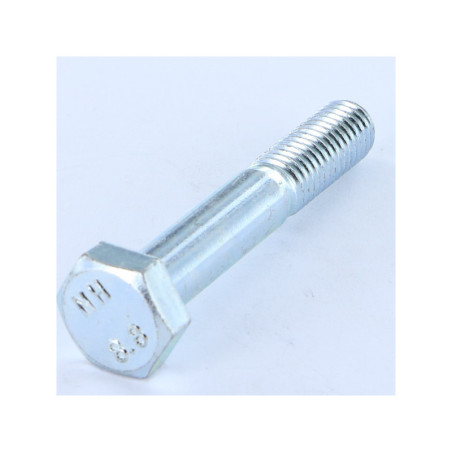 1 x Bolt Partial Thread Hexagonal Head M10X80 Class 8.8 Zinc Plated Cr3 96 Hbs Without Red Rust