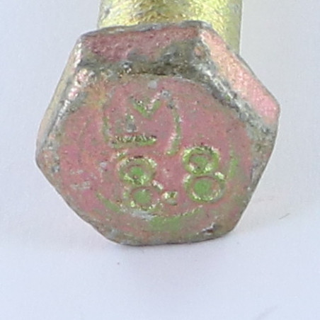 1 x Bolt Partial Thread Hexagonal Head M12X215 Thread Length: 50 Class 8.8 Yellow Zinc