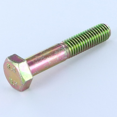 1 x Bolt Partial Thread Hexagonal Head M12X40 Class 8.8 Yellow Zinc