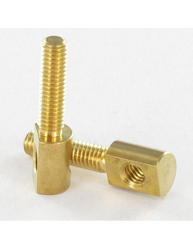 1 x Joint Rod Brass 10X35 M6