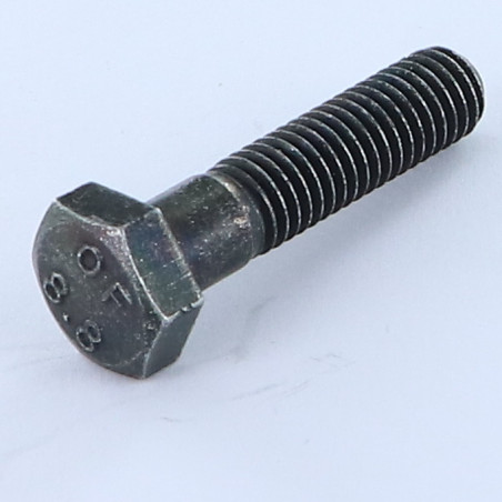 1 x Bolt Partial Thread Hexagonal Head M8X40 Class 8.8 Black Zinc Plated