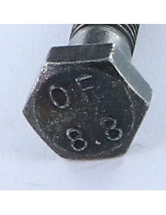 Bolt Partial Thread Hexagonal Head M8X40 Class 8.8 Black... 2