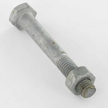 1 x Bolt With Nut Hexagonal Head M16X60 Class 8.8 Hot Dip Galvanized