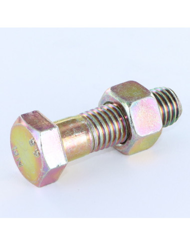 1 x Bolt With Nut Hexagonal Head M8X130 Class...