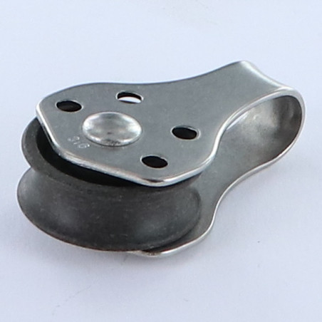 1 x PULLEY SIMPLE Of 25 Stainless Steel A2 ROPE Of 6