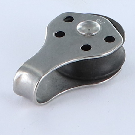 1 x PULLEY SIMPLE Of 25 Stainless Steel A2 Wire Rope Of 6