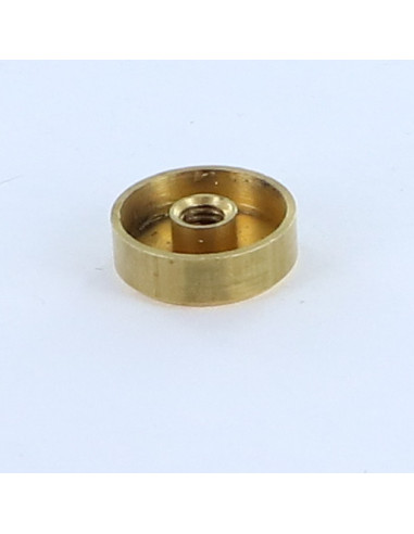 1 x Cover Cap Flat Brass 15 Inner Thread M4...