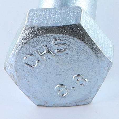 1 x Bolt Partial Thread Hexagonal Head M20X340 Class 8.8 Zinc Plated