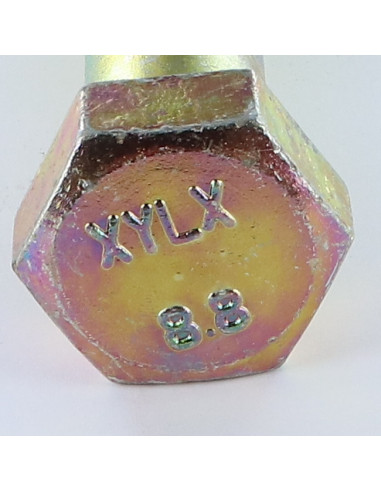 1 x Bolt Partial Thread Hexagonal Head M20X180...