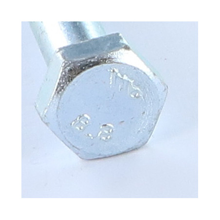 1 x Bolt Partial Thread Hexagonal Head M6X30 Class 8.8 Zinc Plated
