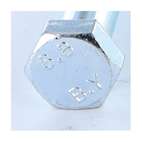 1 x Bolt Partial Thread Hexagonal Head M12X80 Class 8.8 Zinc Plated