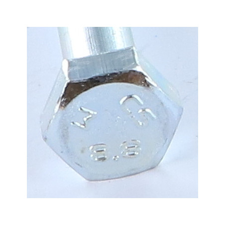 1 x Bolt Partial Thread Hexagonal Head M10X250 Class 8.8 Zinc Plated