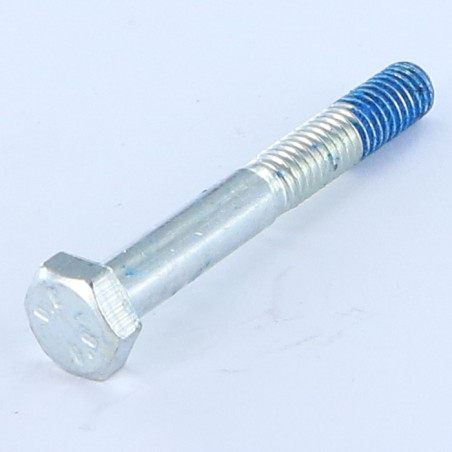 1 x Bolt Partial Thread Hexagonal Head M6X45 Class 8.8 Zinc Plated Patch Nylon