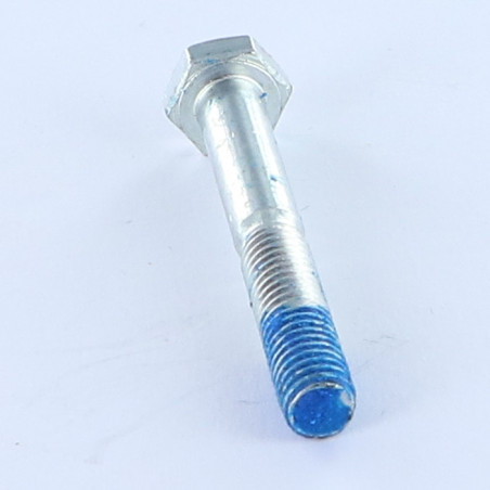 1 x Bolt Partial Thread Hexagonal Head M6X45 Class 8.8 Zinc Plated Patch Nylon