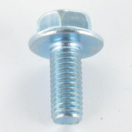 1 x Machine Screw Hexagonal Head M8X16 Flanche Without Serration 18 Class 8.8 Zinc Plated