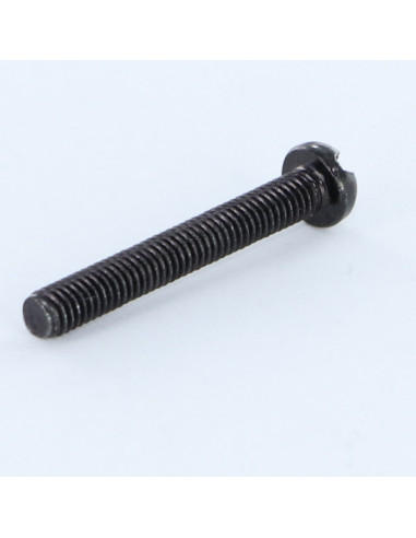1 x Machine Screw Pan Head Slotted M3X25 Black...
