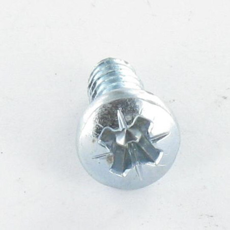 1 x Screw For Plastic wide domed head Pozi With Serration 4.3X12 Self Drilling Thread 30 Zinc Plated