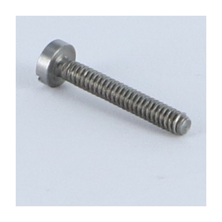 1 x Machine Screw Pan Head Slotted M1.6X25 Steel micro screw
