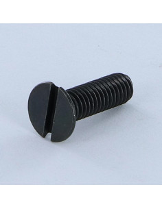 Machine Screw Countersunk Head Slotted M4X40 Black Zinc...