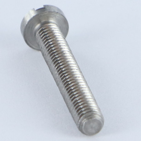 1 x Machine Screw wide domed head Slotted M2X14 Steel micro screw