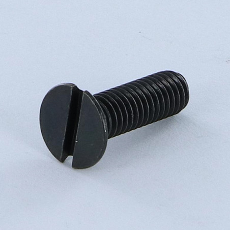 1 x Machine Screw Countersunk Head Slotted M3X30 Black Zinc Plated micro screw