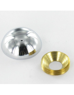 Round rosette or screw cover (1 rosette and 1 screw...