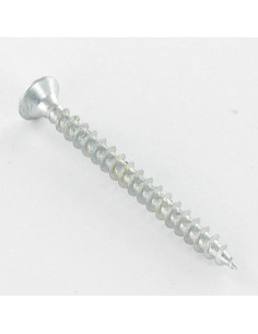 Chipboard Screw Pan Countersunk Head Pozi 4X25 Zinc Plated 2