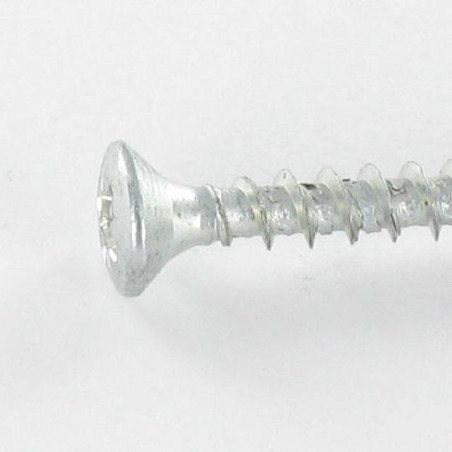 1 x Savis Chipsboard Screw Pan Countersunk Head Pozi 4X25 Zinc Plated