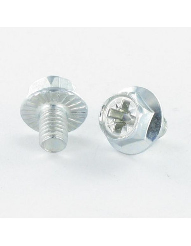 1 x Machine Screw Hexagonal Head PZ2/F Flange...