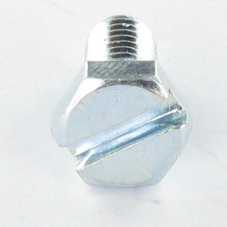 1 x Machine Screw Hexagonal Head M3X6 Slotted Steel micro screw