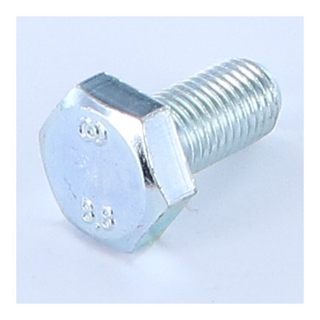 1 x Machine Screw Hexagonal Head M10X20 Full Thread Class 8.8 Fine Thread Pitch 125 Zinc Plated