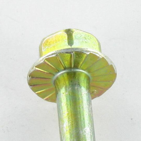 1 x Bolt Partial Thread Hexagonal Head M5X55 Thread Length: 16 Flange With Serration Class 6.8 Yellow Zinc