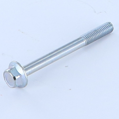 1 x Bolt Partial Thread Hexagonal Head M5X50 Thread Length: 16 Flange With Serration Class 6.8 Zinc Plated
