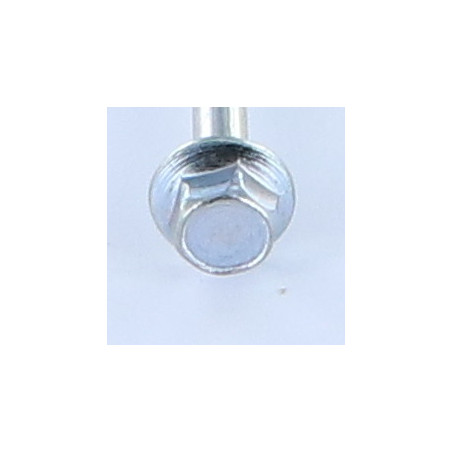 1 x Bolt Partial Thread Hexagonal Head M5X50 Thread Length: 16 Flange With Serration Class 6.8 Zinc Plated