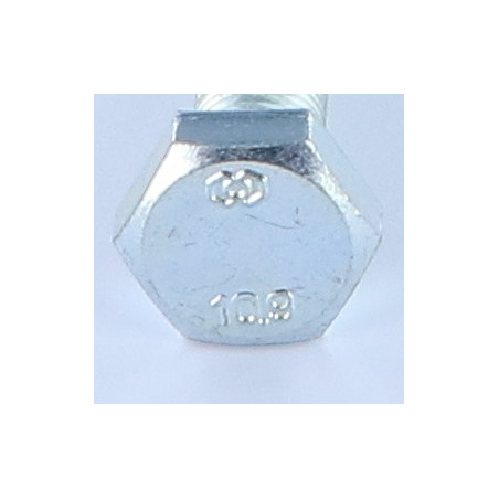 1 x Machine Screw Hexagonal Head M14X50 Class 10.9 Full Thread Fine Thread Pitch 150 Zinc Plated