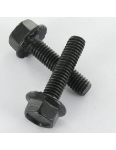 Machine Screw Hexagonal Head M6X12 Black Zinc Plated...
