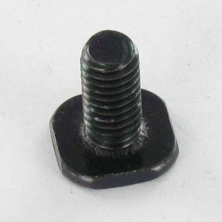 1 x Machine Screw Square Head M6X12 12X12X2 Black Zinc Plated