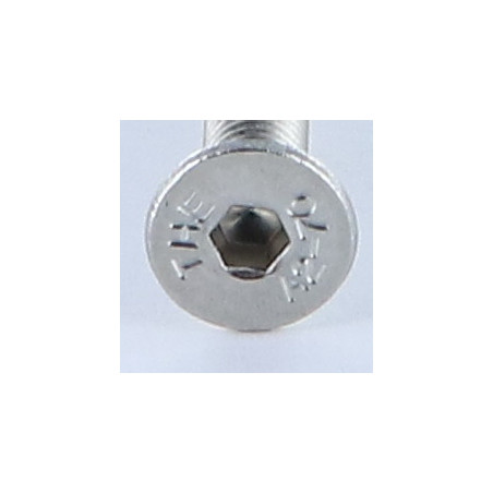 1 x Machine Screw Stainless Steel A2 Flat Head Hexagon Recess Hexagon Socket 2.5 M4X50 Full Thread