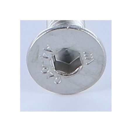 1 x Machine Screw Flat Head Hexagon Recess Hexagon Socket 5 M8X100 Full Thread Stainless Steel A4