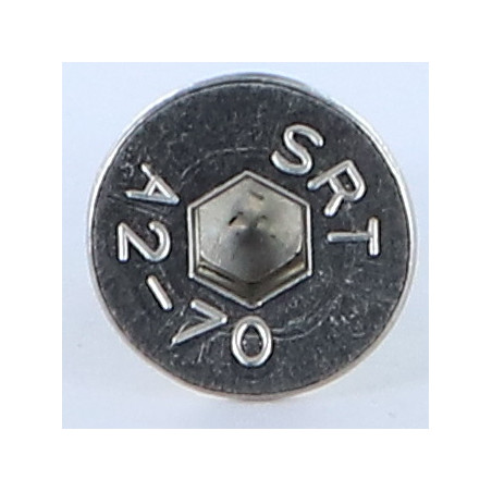 1 x Machine Screw Stainless Steel A2 Flat Head Hexagon Recess Hexagon Socket 4 M6X12 Full Thread
