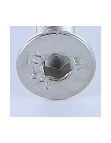 1 x Machine Screw Flat Head Hexagon Recess...
