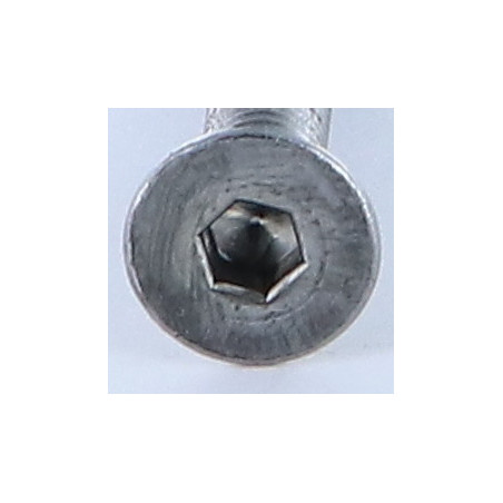 1 x Machine Screw Flat Head Hexagon Recess M6X60 Hexagon Socket 4 Steel