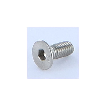 1 x Machine Screw Flat Head Hexagon Recess Hexagon Socket 2.5 M4X16 Full Thread Stainless Steel A4