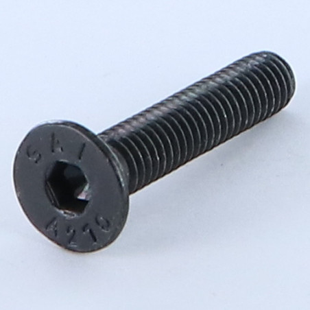 1 x Machine Screw Stainless Steel A2 Flat Head Hexagon Recess Hexagon Socket 4 M6X30 Black Full Thread