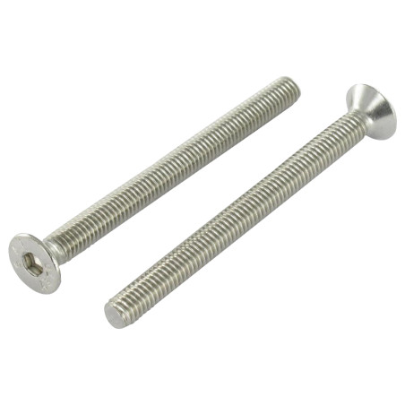1 x Machine Screw Stainless Steel A2 Flat Head Hexagon Recess Hexagon Socket 12 M20X70 Full Thread