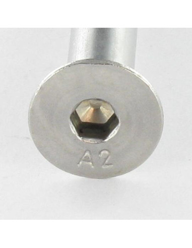 1 x Machine Screw Stainless Steel A2 Flat Head...