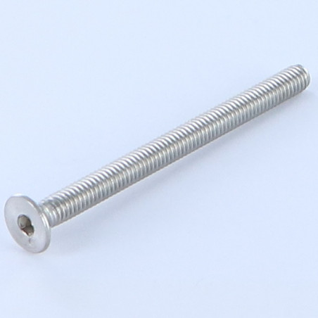 1 x Machine Screw Flat Head Hexagon Recess Hexagon Socket 2.5 M4X30 Full Thread Stainless Steel A4