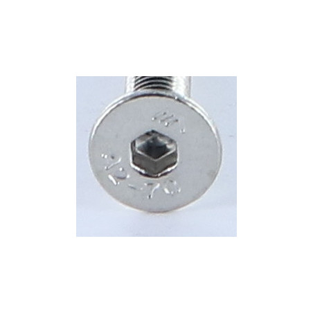 1 x Machine Screw Stainless Steel A2 Flat Head Hexagon Recess Hexagon Socket 2.5 M4X35 Full Thread