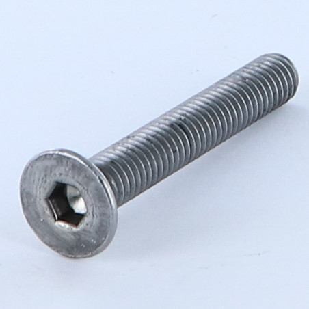 1 x Machine Screw Flat Head Hexagon Recess M6X40 Thread Length: 40 Hexagon Socket 4 Steel
