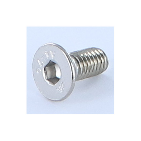 1 x Machine Screw Flat Head Hexagon Recess Hexagon Socket 4 M6X16 Full Thread Stainless Steel A4